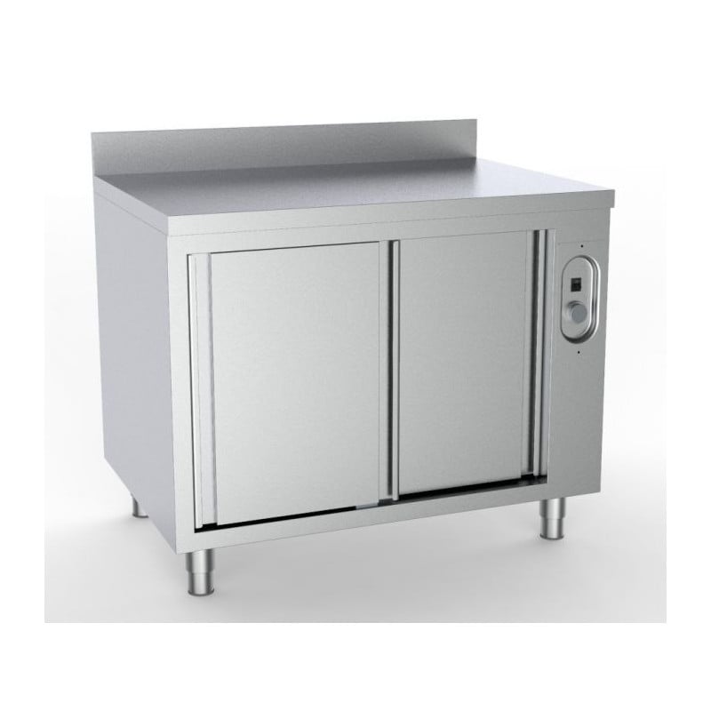 Stainless Steel Warming Cabinet - 2 Doors, 1800x700mm, CombiSteel