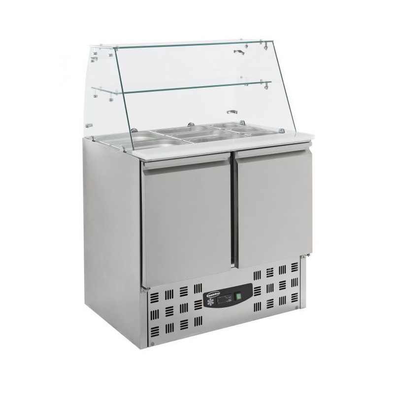 Refrigerated Saladette 2 Doors 240L CombiSteel - Stainless Steel & High Performance