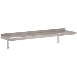 Stainless Steel Wall Shelf Kitchen Catering - Combisteel | 800x300 mm