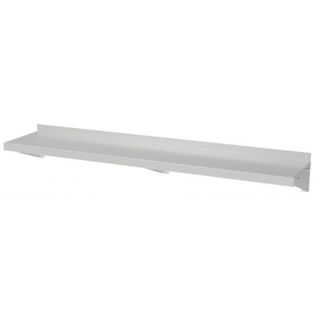 Stainless steel wall shelf with CombiSteel brackets - Efficient storage