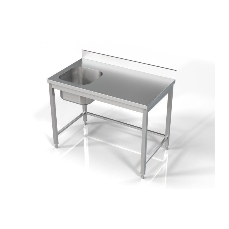 Plonge 1 Bac Gauche Inox - L1200 x P700 mm | CombiSteel