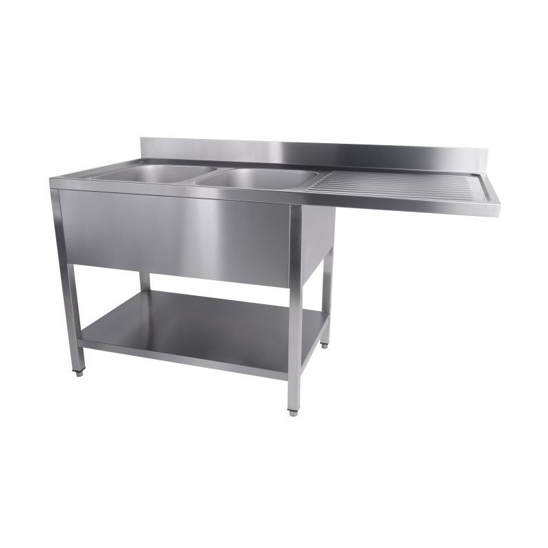 2 Professional Stainless Steel Sinks - Dishwasher Passage