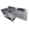 2 Professional Stainless Steel Sinks - Dishwasher Passage