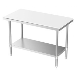 Table de Découpe avec Etagère Démontable - L 1000 x P 700 mm - CombiSteel