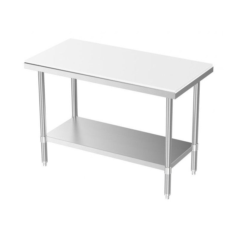 Table de Découpe avec Étagère Démontable - Combisteel 1000x700 mm