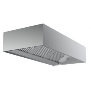 Kubische Dunstabzugshaube Tiefe 950 mit LED - CombiSteel