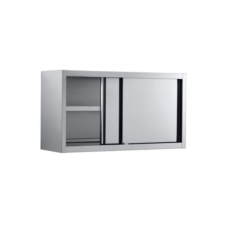 Wall-Mounted Stainless Steel Sliding Door Cabinet CombiSteel - Efficient Storage