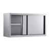 Wall Cabinet with Sliding Doors in Stainless Steel - Combisteel 1600x400 mm