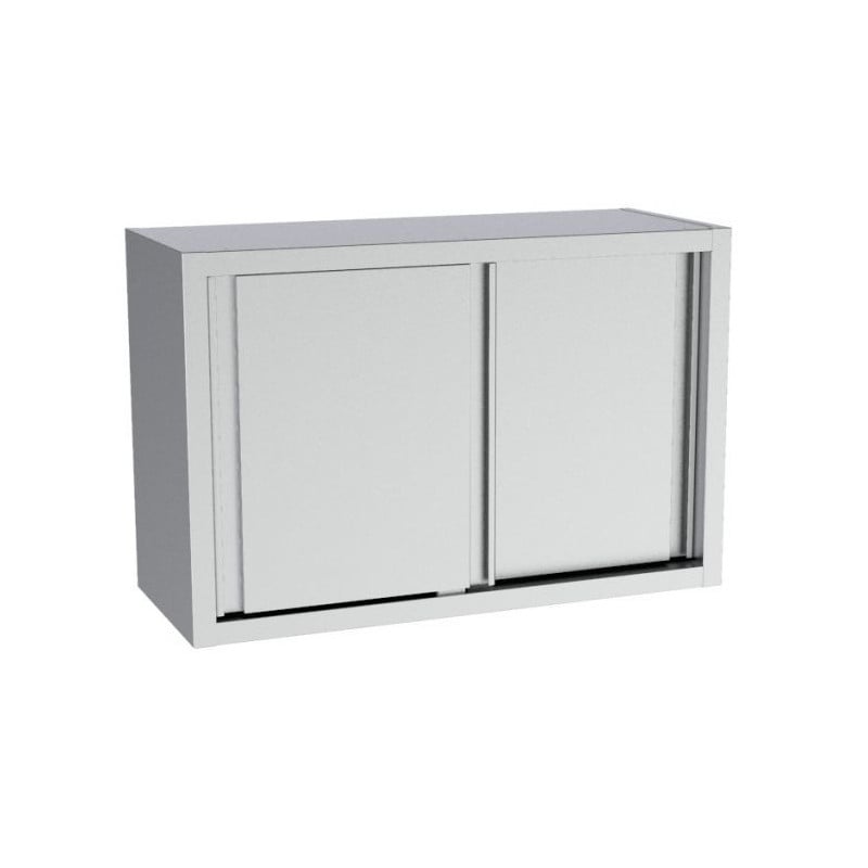 Armoire Murale à Portes Coulissantes 1800mm en Acier Inoxydable - Rangement Efficace