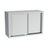 Wall Cabinet with Sliding Doors 1800mm in Stainless Steel - Efficient Storage