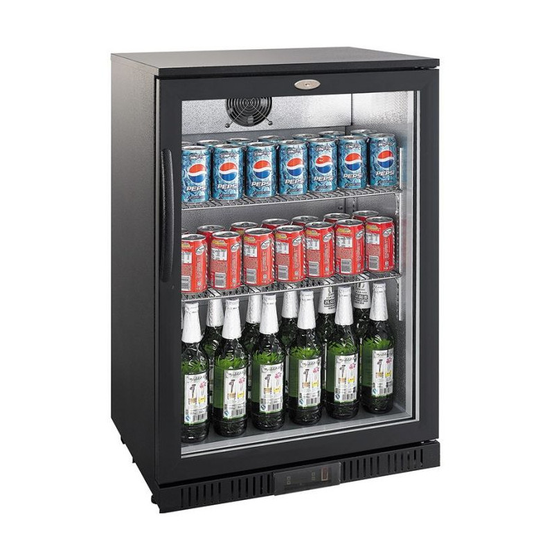 Refrigerated Back Bar 1 Swing Door - 138 L Black - Combisteel