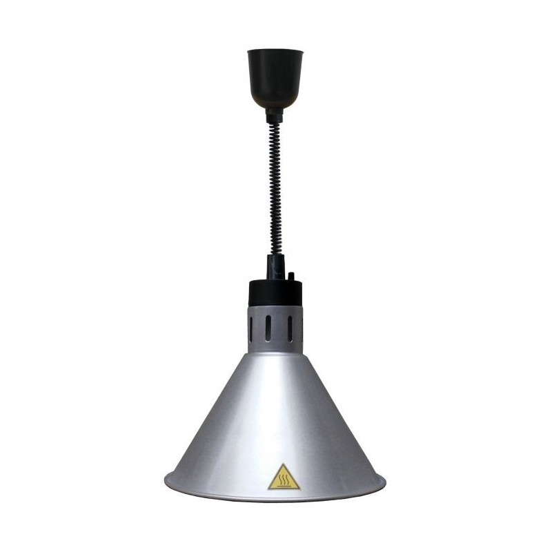 Conical Silver Heat Lamp - CombiSteel | Power 250W, Supply 230V