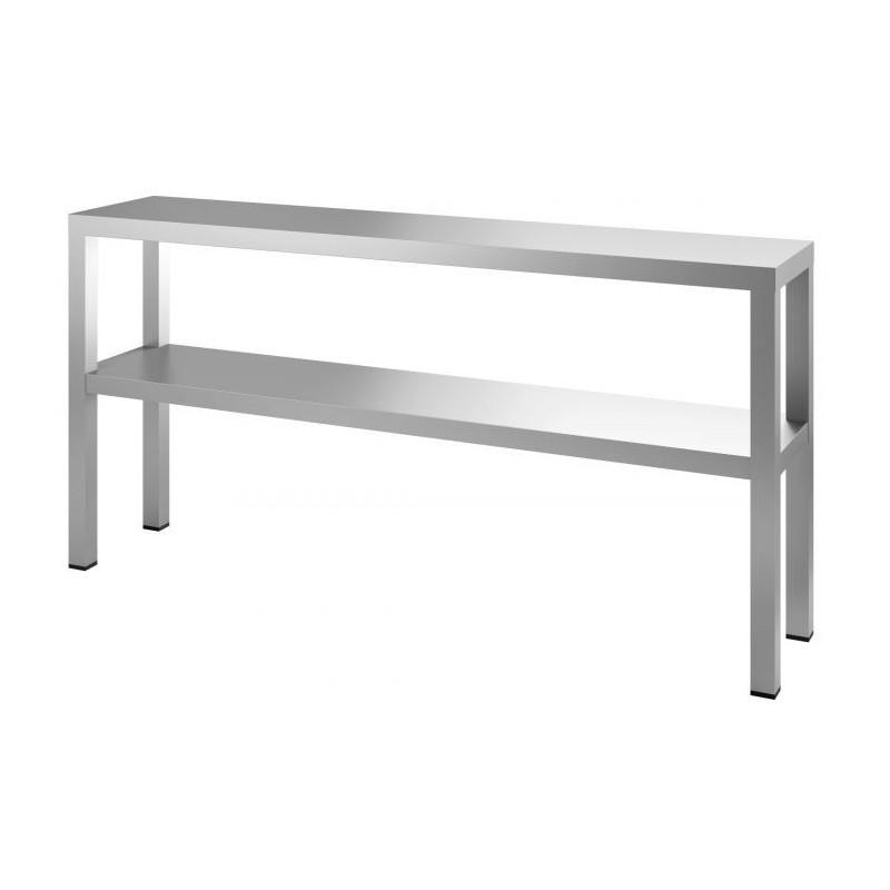 Étagère Table Démontable 2 Niveaux 1200x300mm - Inox Combisteel