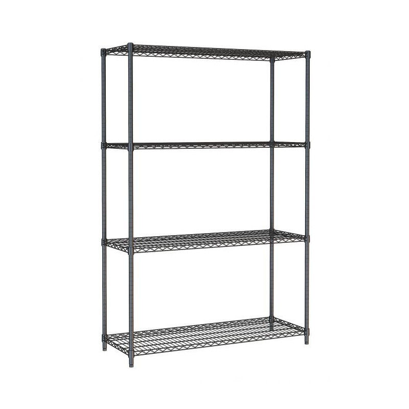 4-Level Black Shelf - CombiSteel | Optimal Storage