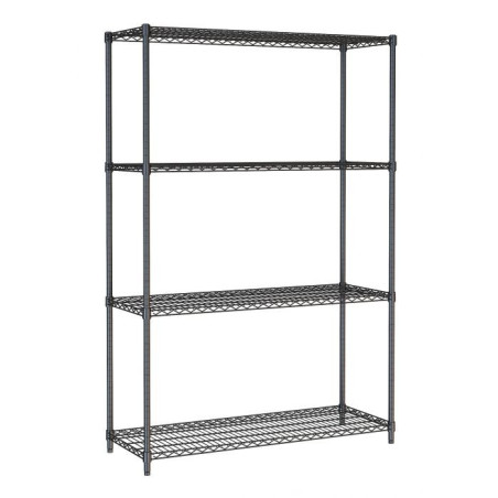 4-Level Black Shelf - CombiSteel | Optimal Storage