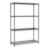 4-Level Black Shelf - CombiSteel | Optimal Storage