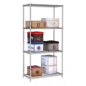 4-Tier Detachable Shelf - L 900 x D 450 mm - CombiSteel