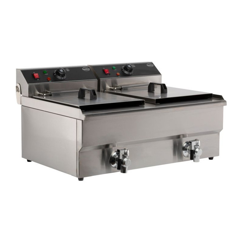 Electric Fryer to Place - 2 x 10 L - CombiSteel – Pro Fryer 10,000 W & 20 L