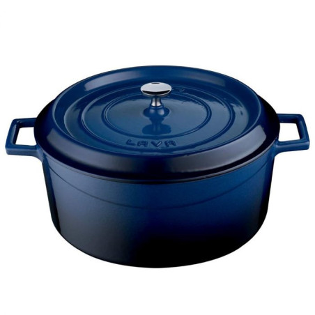 Faitout Fonte Ø 28 cm Bleu CombiSteel - Accessoire Cuisine Chefs