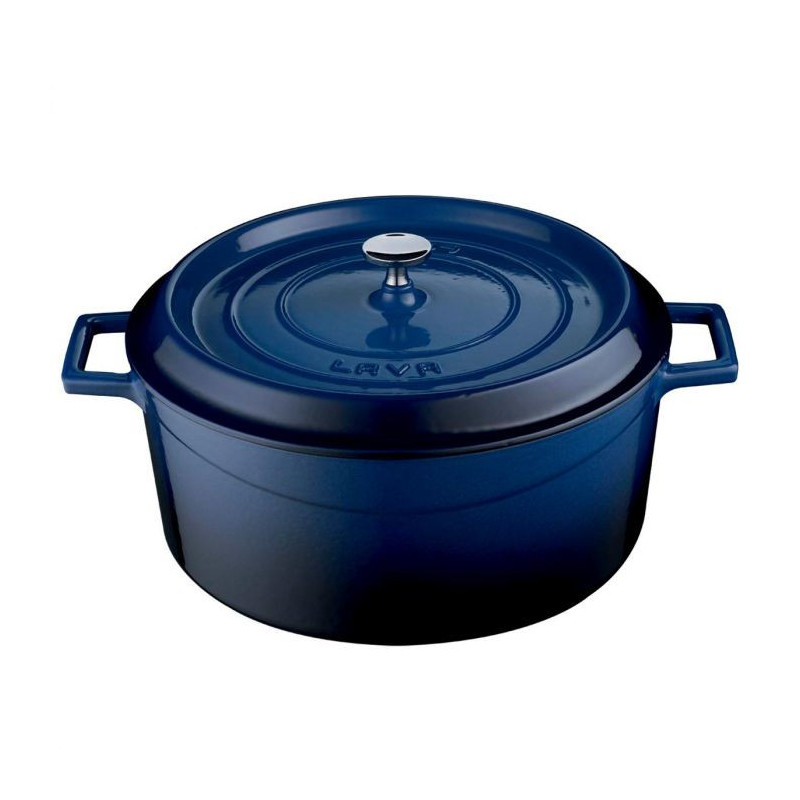 Cast Iron Dutch Oven Ø 32 cm Blue - CombiSteel: Pro Kitchen Ally