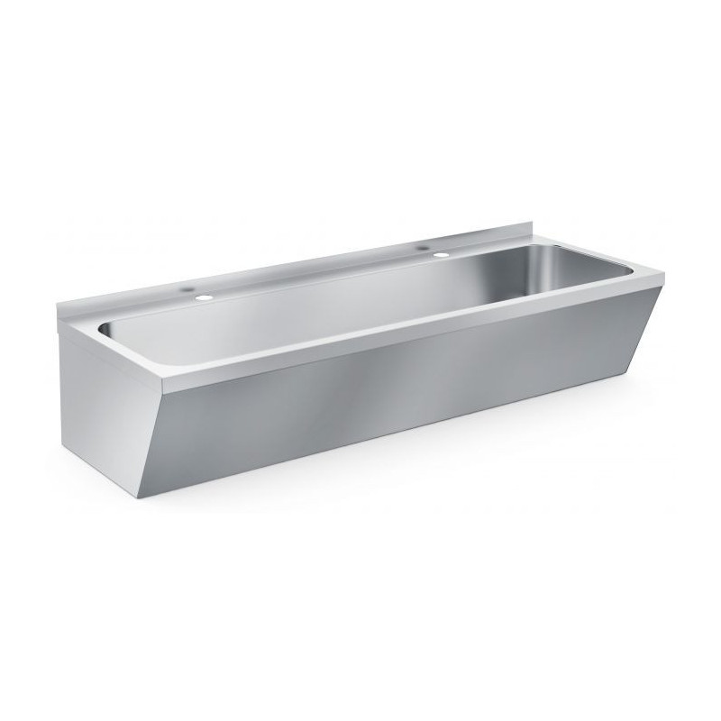 Lavabo Double en Inox CombiSteel 1200x425x165 mm - Cuisine Professionnelle