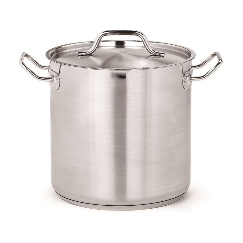 Marmite en Inox avec Couvercle - Ø 20 - 6,3 L Haut de Gamme CombiSteel