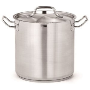 Marmite en Inox avec Couvercle - Ø 32 - 25 L - CombiSteel