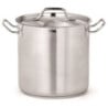 Professional stainless steel pot with lid - 25L - CombiSteel