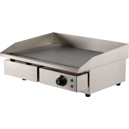 Smooth Electric Griddle 55 cm Combisteel - Stainless Steel & Powerful