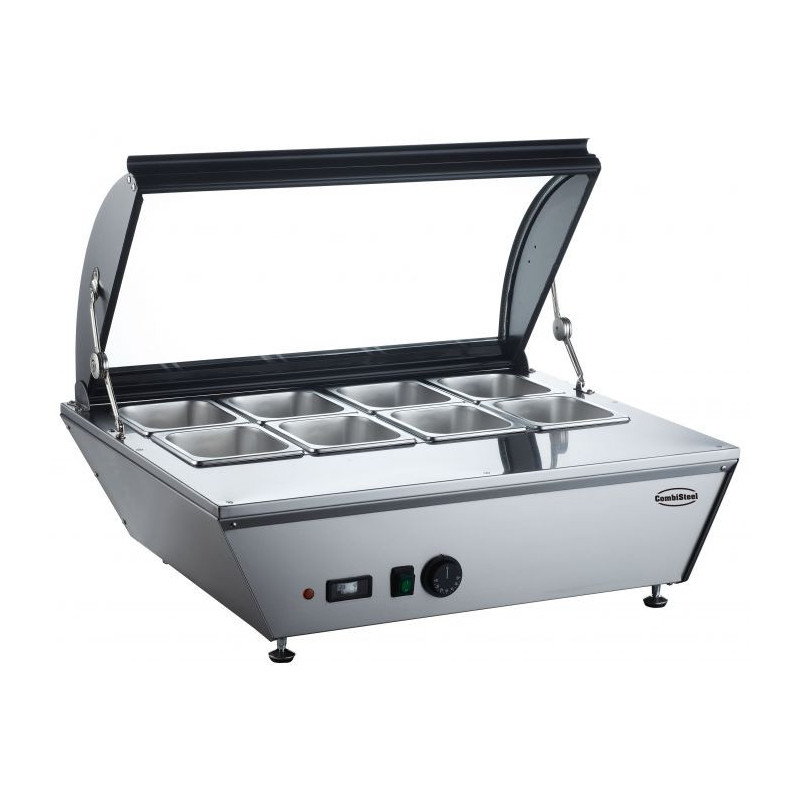 Hot Display CombiSteel - 67L | Stainless Steel & Electric