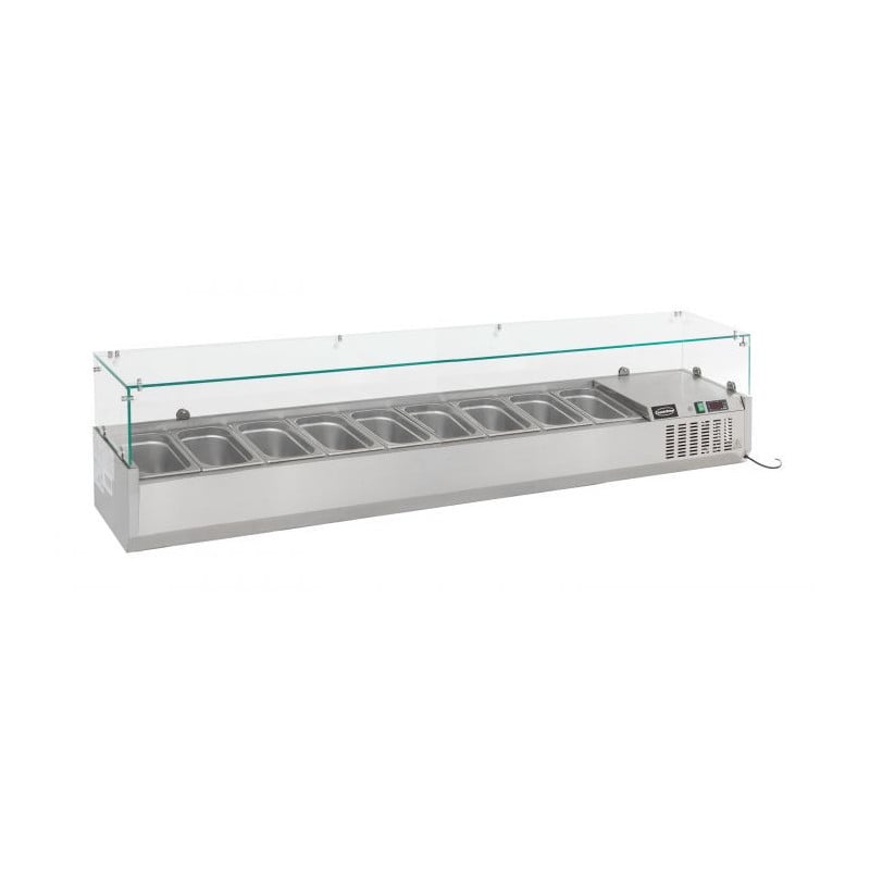 Refrigerated saladette to place - 9 GN 1/3 - CombiSteel: Professional quality