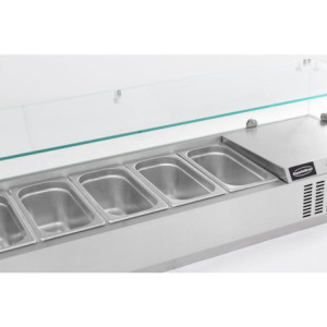 Refrigerated saladette to place - 9 GN 1/3 - CombiSteel: Professional quality