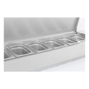 Saladette Réfrigérée Inox 9 GN 1/3 CombiSteel - Préparation Fraîche