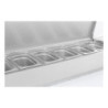 Refrigerated Stainless Steel Saladette 9 GN 1/3 CombiSteel - Fresh Preparation