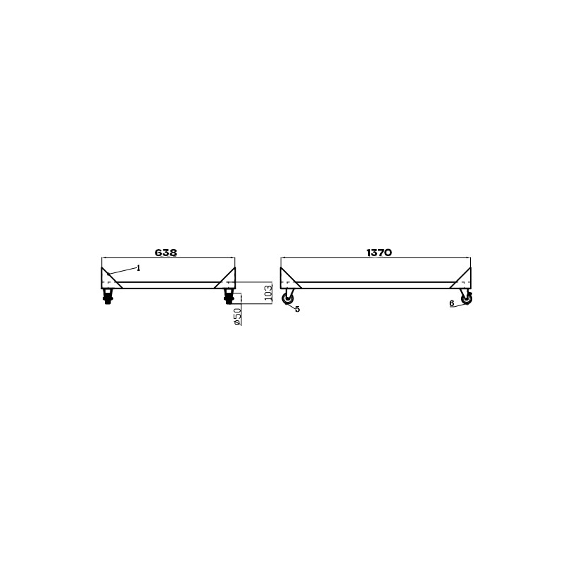 Support Salades 3 Portes CombiSteel - Effizient & Robust