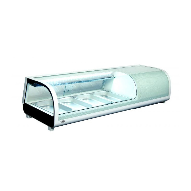 Refrigerated LED Sushi Display Case - 42 Liters CombiSteel