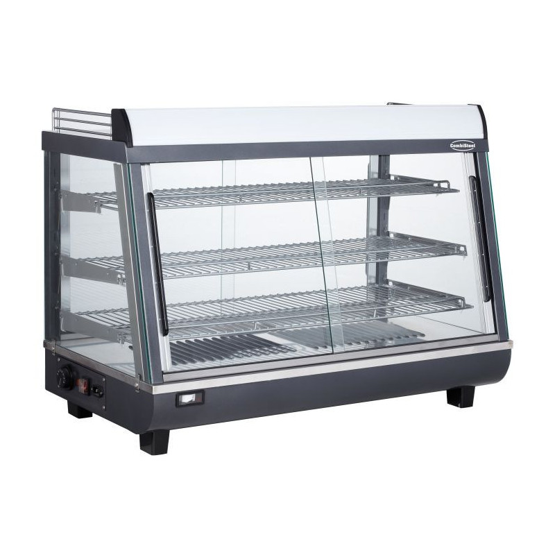 Heated Display Case CombiSteel - 136L | Keeps warm & effective presentation