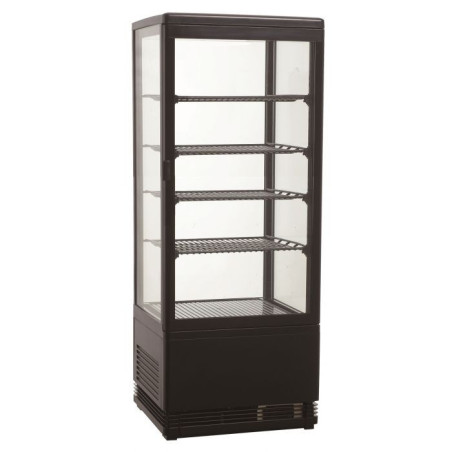 Black Refrigerated Display Case 98L Combisteel - Elegant and Efficient Solution