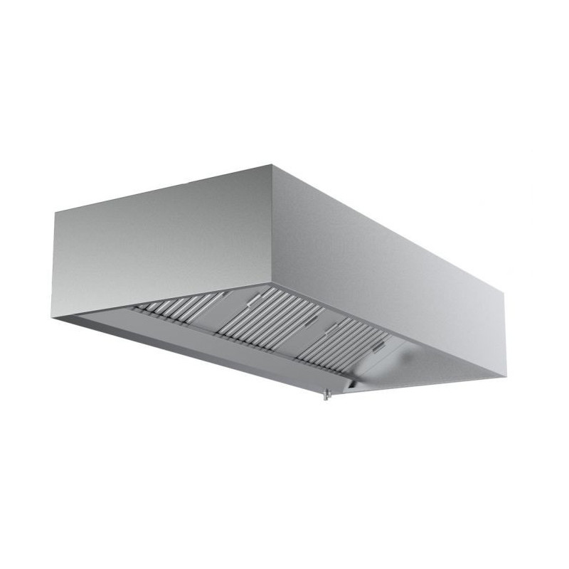 Cubique LED Stainless Steel Hood - Depth 950 - 2400 mm CombiSteel