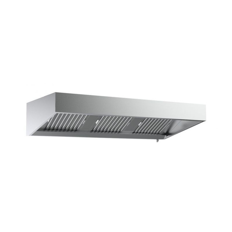 LED hood in stainless steel for a quality professional kitchen