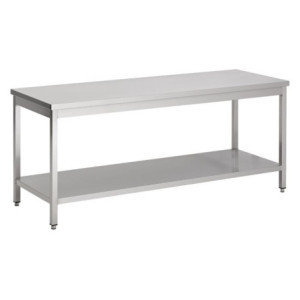 Stainless Steel Table with Shelf - Robust and Practical | CombiSteel