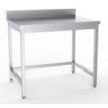 Table Inox avec Dosseret - L 2000 x P 700 mm, qualité professionnelle