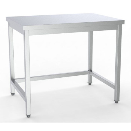 Table inox CombiSteel 1400x700 mm - Robuste et fonctionnelle