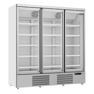 Vitrine Réfrigérée Inox 3 Portes Vitrées - 1450 L CombisteelSEO: Vitrine réfrigérée négative inox, 3 portes vitrées