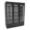 Armoire Réfrigérée Positive Noir - 2 Portes Vitrées - 1555 L - CombiSteel