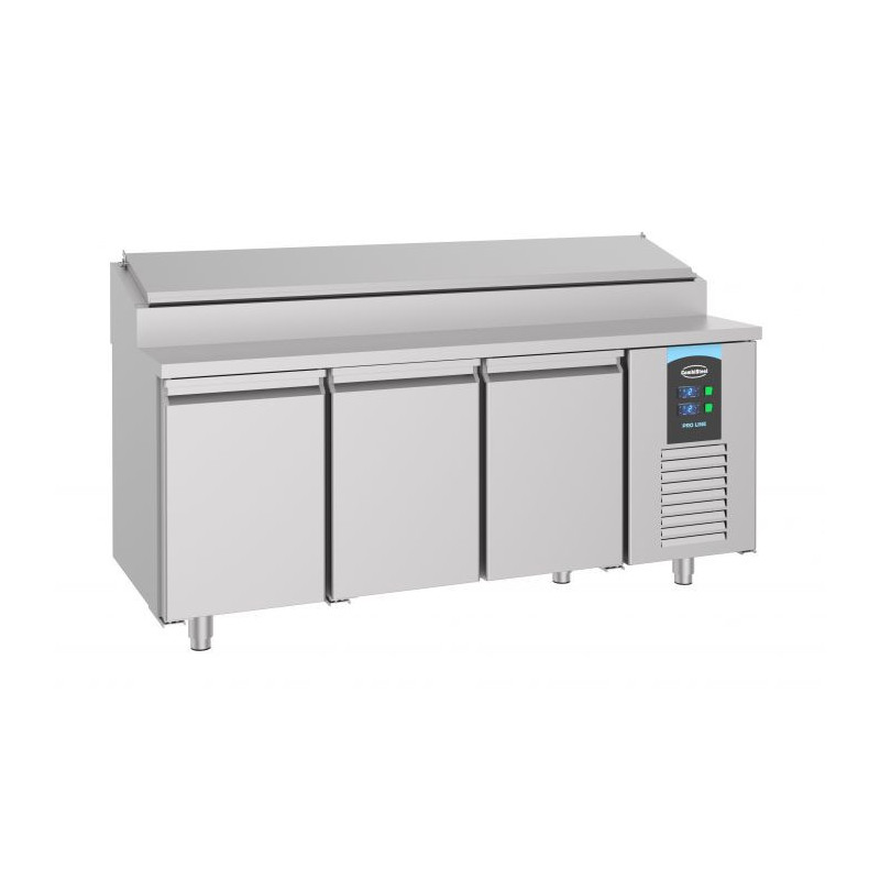 Refrigerated 3-Door Saladette 10 GN 1/3 Stainless Steel CombiSteel - Enjoy 30% off!