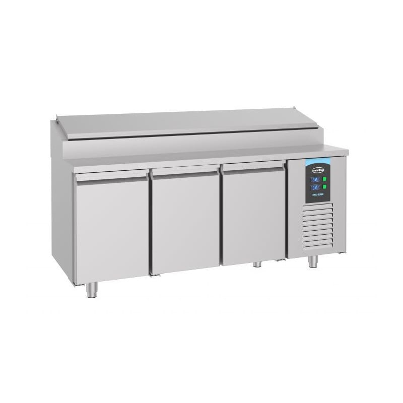 Saladette Réfrigérée 3 Portes 10 GN 1/3 Inox CombiSteel - Profitez de -30% !