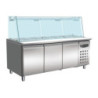 3-Door Saladette - 5 GN 1/1 Containers - 456 L - CombiSteel