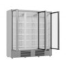 Positive Kühlschrankvitrine aus Edelstahl - 3 Glastüren - 1530 L - CombiSteel