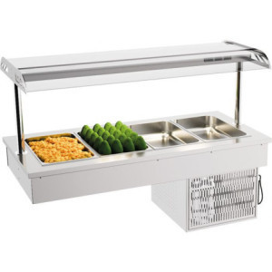 Refrigerated Drop-In Tank 4 GN 1/1 Combisteel - Ideal for catering professionals